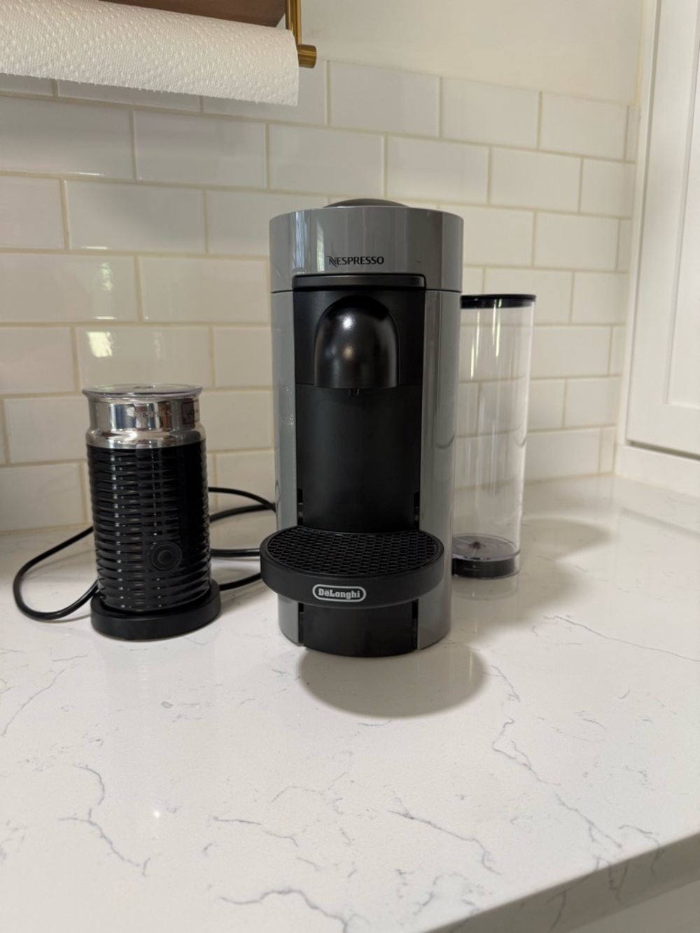 Like New

Nespresso De'Longhi VertuoLine Espresso Machine in Gray
